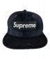 SUPREME (シュプリーム) New Era (ニューエラ) Velour Box Logo Cap ブラック サイズ:57.7cm：8800円