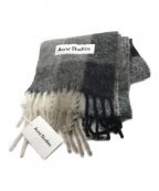 Acne studiosアクネ ストゥディオス）の古着「MOHAIR CHECKED SCARF」｜グレー