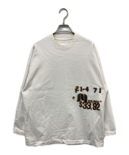 JIL SANDER（ジルサンダー）JIL SANDER (ジルサンダー) T-SHIRT CN LS ホワイト サイズ:Ｓの古着・服飾アイテム