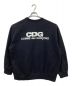 CDG（シーディージー コムデギャルソン）の古着「OVERSIZED SWEATSHIRT クルーネックスウェット」｜ネイビー