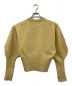 JANE SMITH (ジェーンスミス) BALLOON SLEEVE PULLOVER クルーネックニット  イエロー サイズ:38：10800円