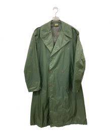 US ARMY（ユーエスアーミー）の古着「RAINCOAT MAN'S NYLON GREEN RUBBER COATED 80's コーティングナイロンミリタリーコート」｜オリーブ