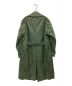 US ARMY (ユーエス アーミー) RAINCOAT MAN'S NYLON GREEN RUBBER COATED 80's コーティングナイロンミリタリーコート オリーブ サイズ:36：6000円