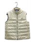 PRADA（プラダ）の古着「GILET PIUMINO NYLON PIUMA プレートダウンベスト」｜アイボリー