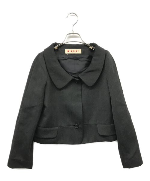 MARNI（マルニ）MARNI (マルニ) ショートジャケット グレー サイズ:40の古着・服飾アイテム