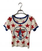 Hysteric Glamourヒステリックグラマー）の古着「HYS STAR Tシャツ」｜アイボリー