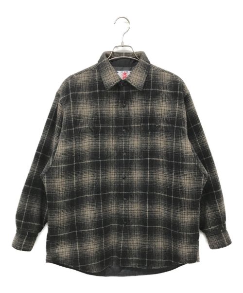 son of the cheese（（サノバチーズ））SON OF THE CHEESE (（サノバチーズ）) QUILT CPO JACKET ブラウン サイズ:Mの古着・服飾アイテム