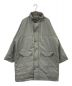 AURALEE（オーラリー）の古着「FINX NYLON OX BATTING HOODED COAT フィンクスナイロンオックスバッティングフーデッドコート」｜カーキ