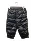 MONCLER (モンクレール) ダウンクロップドパンツ ブラック サイズ:38：9800円