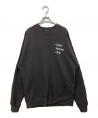 CHAOS FISHING CLUBカオスフィッシングクラブ）の古着「LOGO CREW NECK L/S」｜ブラウン