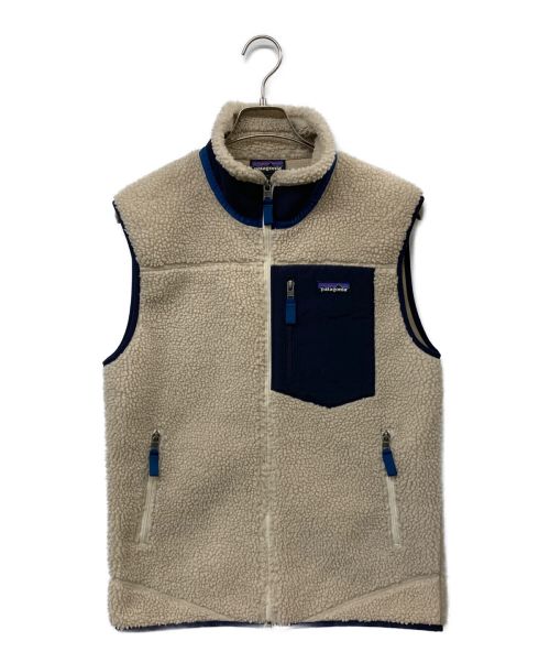 Patagonia（パタゴニア）Patagonia (パタゴニア) CLASSIC RETRO-X VEST アイボリー サイズ:Mの古着・服飾アイテム