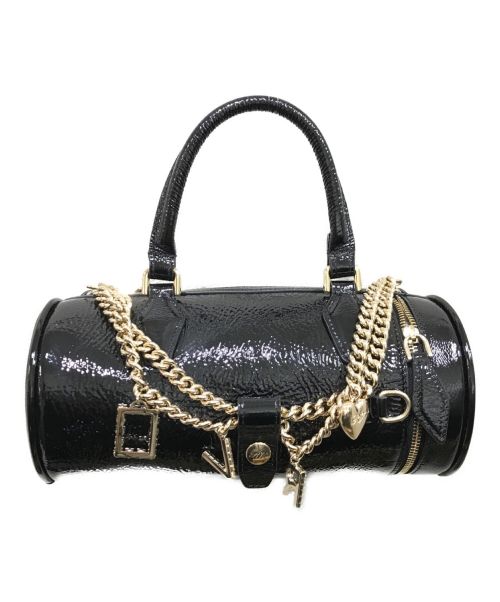 Roger Vivier（ロジェ ヴィヴィエ）Roger Vivier (ロジェ ヴィヴィエ) MINI CHARM VIVIER BOWLING BAG ミニチェーンバッグ ブラックの古着・服飾アイテム