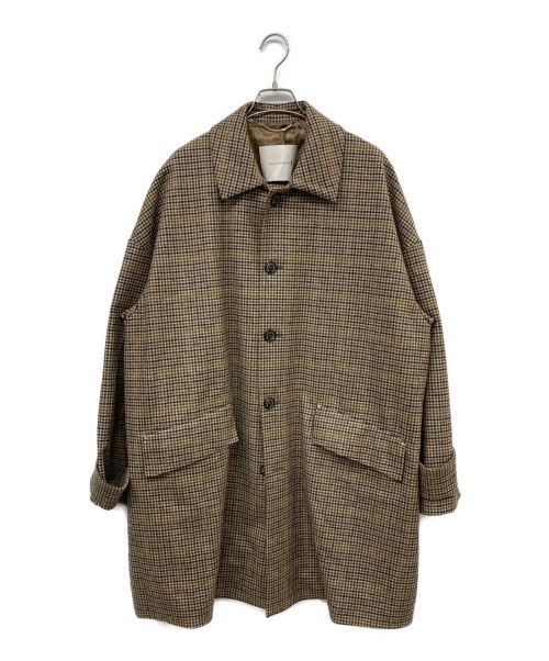 MACKINTOSH（マッキントッシュ）MACKINTOSH (マッキントッシュ) 23AW HUMBIE GTS  Aラインコート ブラウン サイズ:38の古着・服飾アイテム