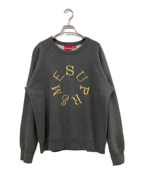 SUPREME（シュプリーム）Supreme (シュプリーム) 13AW Heather Crewneck グレー サイズ:Mの古着・服飾アイテム