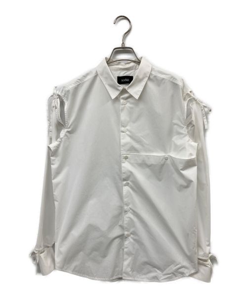 soduk（スドーク）soduk (スドーク) 21SS 0006 ribbon everywhere shirt ホワイト サイズ:FREEの古着・服飾アイテム