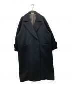 MAISON SPECIALメゾンスペシャル）の古着「Super140 Melton Over Coat」｜ブラック