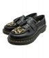 Dr.Martens（ドクターマーチン）の古着「ADRIAN LEO LEOPARD FUR LINED TASSEL LOAFER」｜ブラック