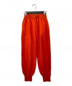 TELOPLANテーロプラン）の古着「23SS Taito Easy Knit Pants」｜オレンジ