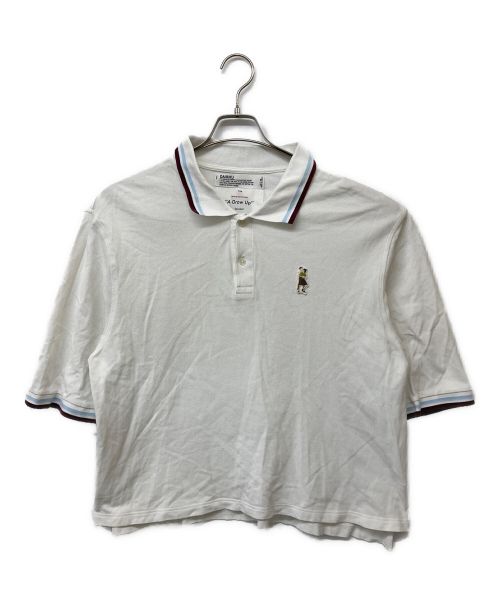 DAIRIKU（ダイリク）DAIRIKU (ダイリク) NIGHT LIFE POLO SHIRT ナイトライフポロシャツ ホワイト サイズ:Freeの古着・服飾アイテム