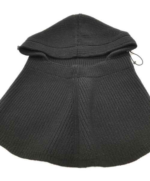 YOKE（ヨーク）YOKE (ヨーク) 23AW RIB KNIT BALACLAVA リブニットバラクラバ  ブラック サイズ:FREEの古着・服飾アイテム