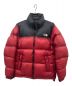 THE NORTH FACE（ザ ノース フェイス）の古着「ヌプシダウンジャケット」｜レッド×ブラック