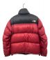 THE NORTH FACE (ザ ノース フェイス) ヌプシダウンジャケット レッド×ブラック サイズ:L：13800円