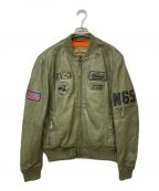 Warson Motorsワーソンモータース）の古着「US NAVY パイロットジャケット」｜カーキ