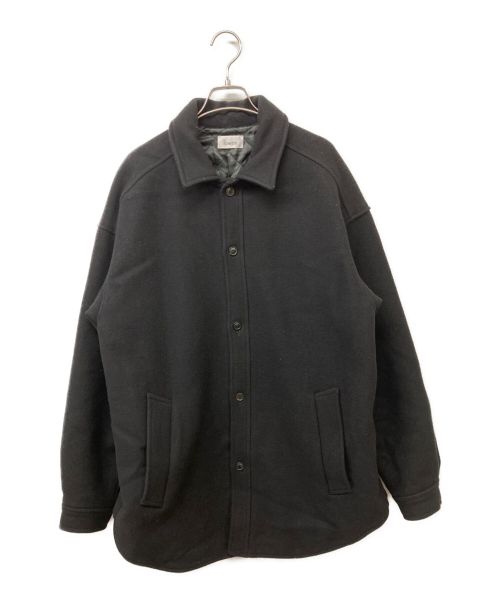 lownn（ローン）lownn (ローン) QUILTED SHIRT COAT ブラック サイズ:48の古着・服飾アイテム