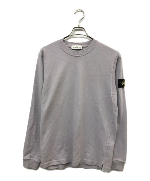 STONE ISLAND（ストーンアイランド）STONE ISLAND (ストーンアイランド) SWEAT SHIRT CREWNECK パープル サイズ:Ｌの古着・服飾アイテム