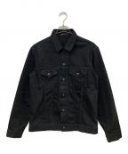 Yohji Yamamoto pour hommeヨウジヤマモト プールオム）の古着「ブラックデニムジャケット」｜ブラック