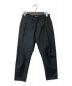 Name.（ネーム）の古着「Polyester Taffeta 1 Tuck Easy Ankle Pants」｜ブラック