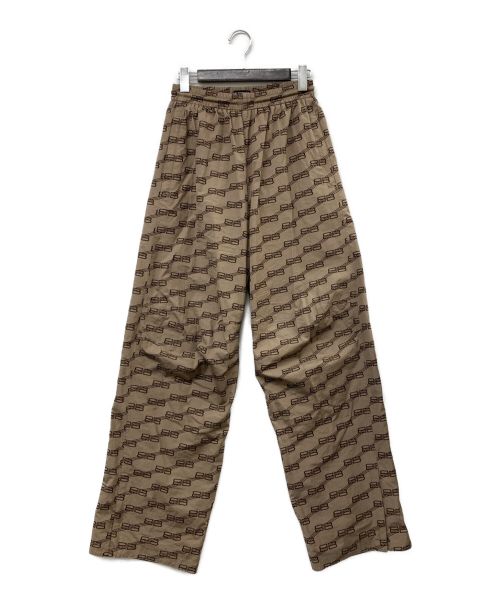 BALENCIAGA（バレンシアガ）BALENCIAGA (バレンシアガ) 23SS BB Monogram Track Pants BBモノグラムオーバーサイズパンツ ベージュ サイズ:XXSの古着・服飾アイテム