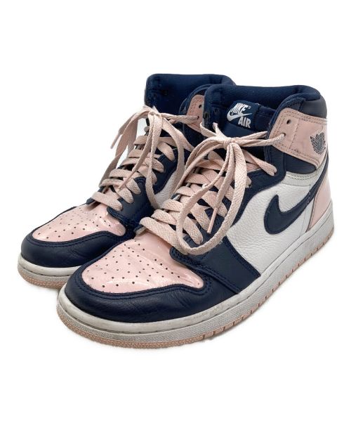 NIKE（ナイキ）NIKE (ナイキ) WMNS Air Jordan 1 High Bubble Gum ピンク サイズ:25の古着・服飾アイテム