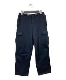 Name.（ネーム）の古着「ASYMMETRIC SWEAT CARGO PANTS」｜ネイビー