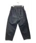 stein (シュタイン) EX WIDE HOOKED DENIM JEANS ワイドデニムパンツ ブラック サイズ:SIZE Free：15000円