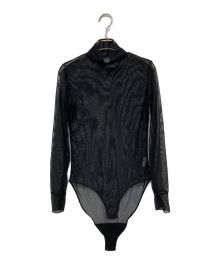 BIOTOP yo Lingerie（ビオトープ）の古着「Sheer body suit」｜ブラック