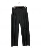 apartment Threeアパートメントスリー）の古着「High-Waisted Flare Trousers」｜ブラック