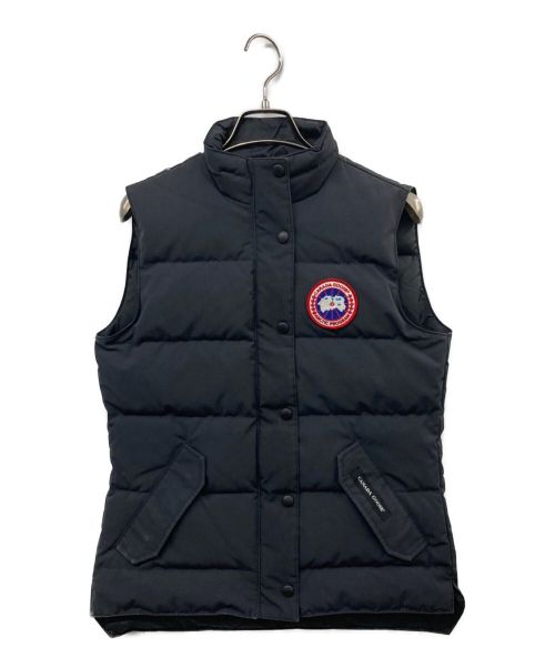 CANADA GOOSE（カナダグース）CANADA GOOSE (カナダグース) フリースタイルダウンベスト ネイビー サイズ:Sの古着・服飾アイテム