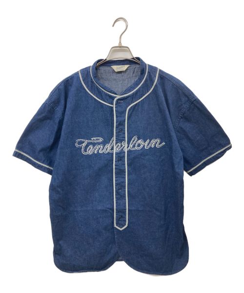 TENDERLOIN（テンダーロイン）TENDERLOIN (テンダーロイン) デニムベースボールシャツ インディゴ サイズ:Mの古着・服飾アイテム