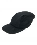 HOMME PLISSE ISSEY MIYAKEオムプリッセ イッセイ ミヤケ）の古着「PLEATS CAP」｜ブラック