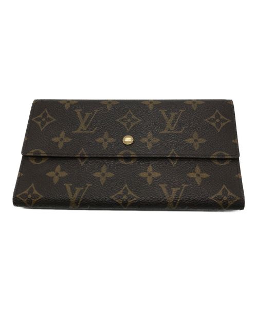 LOUIS VUITTON（ルイ ヴィトン）LOUIS VUITTON (ルイ ヴィトン) ポルトフォイユ・インターナショナル 長財布 ブラウンの古着・服飾アイテム