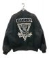 DSJ (ディエスジェイ) NFL OAKLAND RAIDERS 切替ピッグレザースタジャン ブラック サイズ:XL：11000円