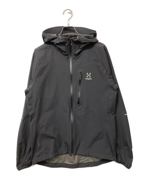 HAGLOFS（ホグロフス）HAGLOFS (ホグロフス) GORE-TEX マウンテンパーカー ブラック サイズ:Mの古着・服飾アイテム