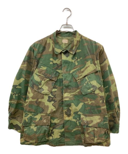 VINTAGE MILITARY（ヴィンテージ ミリタリー）VINTAGE MILITARY (ヴィンテージ ミリタリー) ジャングルファティーグジャケット4TH オリーブ サイズ:Ｍの古着・服飾アイテム