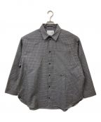 yoshio kuboヨシオクボ）の古着「POISON IVY CHECK SHIRT ポイズンアイビーチェックシャツ」｜グレー