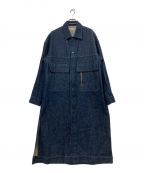 CULLNIクルニ）の古着「Long Denim Jacket」｜インディゴ