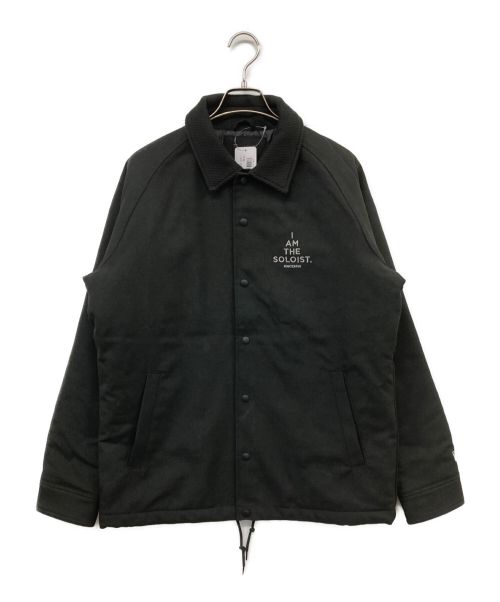 New Era（ニューエラ）New Era (ニューエラ) TAKAHIROMIYASHITA TheSoloIst. (タカヒロミヤシタ ザソロイスト) 24SS SOLOIST WOOL COACH JACKET ブラック サイズ:L 未使用品の古着・服飾アイテム