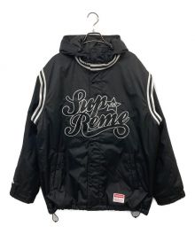 SUPREME×MITCHELL & NESS（シュプリーム×ミッチェルアンドネス）の古着「22SS Quilted Sport Jacket 中綿ジャケット」｜ブラック