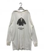 MM6 Maison Margielaエムエムシックス メゾンマルジェラ）の古着「KIDS WEAR PRINTED L/S」｜ホワイト