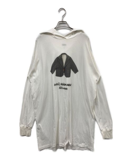 MM6 Maison Margiela（エムエムシックス メゾンマルジェラ）MM6 Maison Margiela (エムエムシックス メゾンマルジェラ) KIDS WEAR PRINTED L/S ホワイト サイズ:M[の古着・服飾アイテム